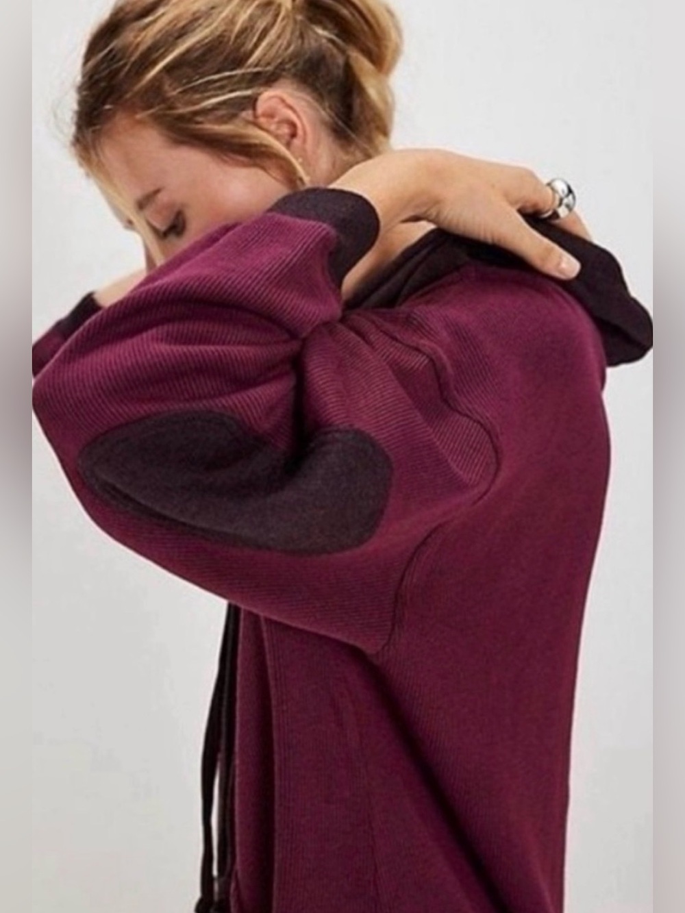 R.NWT $168 Free People Tomorrows
Sweatshirt Cardigan Hooded over - Picture 3 of 5